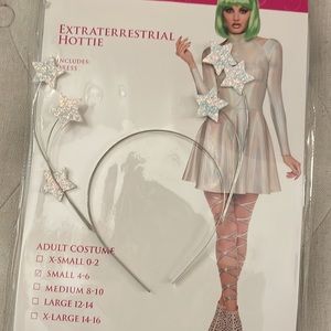 BOGO FREE Set of extraterrestrial hottie and a headband Halloween costume